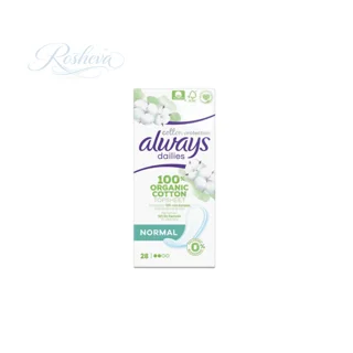 پد بهداشتی آلویز always Organic Cotton Normal