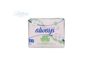 نوار بهداشتی آلویز always Cotton Night Protection